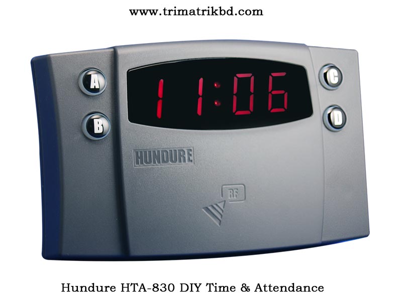 Hundure HTA-830 DIY Time & Attendance Recorder 1 Hundure HTA-830 DIY Time & Attendance Recorder