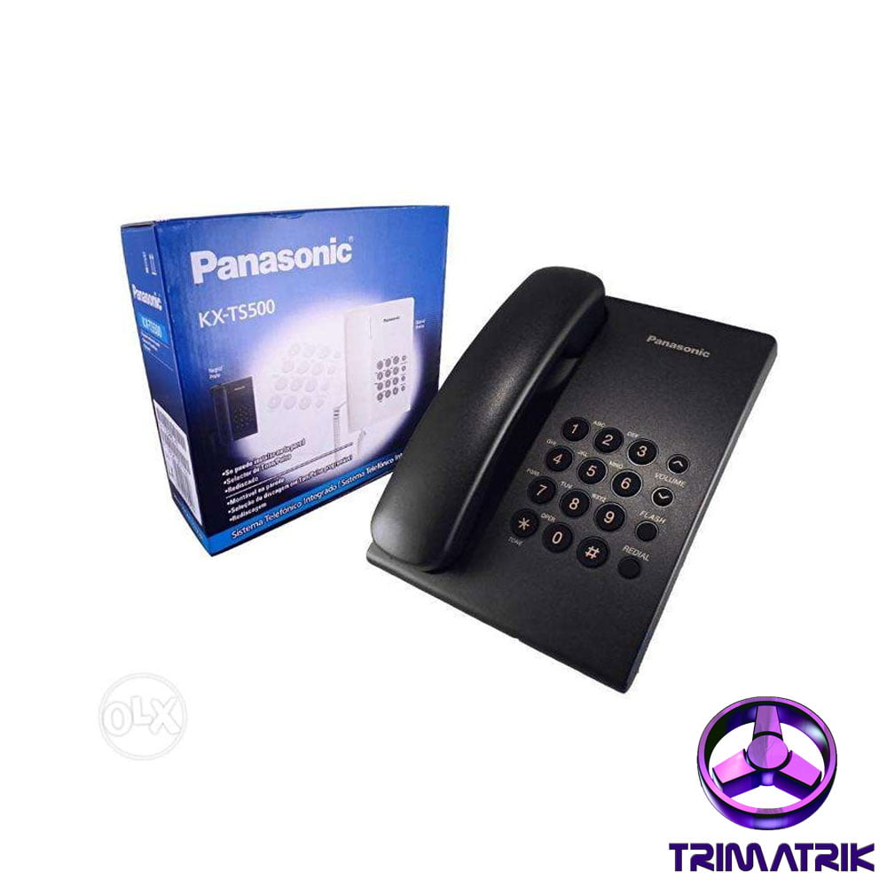 Panasonic KX TS500 Basic Single line Telephone Set Bangladesh Trimatrik