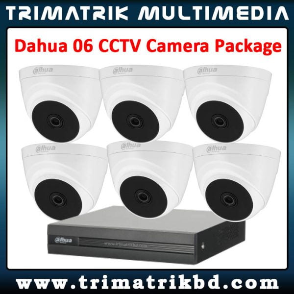 Dahua 6 CCTV Camera Package Dahua Bangladesh Dahua Service bd