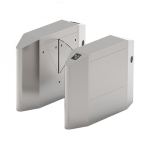 ZKTeco FBL4022 Pro Single Lane Flap Barrier Turnstile (w/ controller and fingerprint & RFID reader)