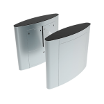 ZKTeco FBL5022 Pro Single Lane Flap Barrier Turnstile (w/ controller and fingerprint & RFID reader)