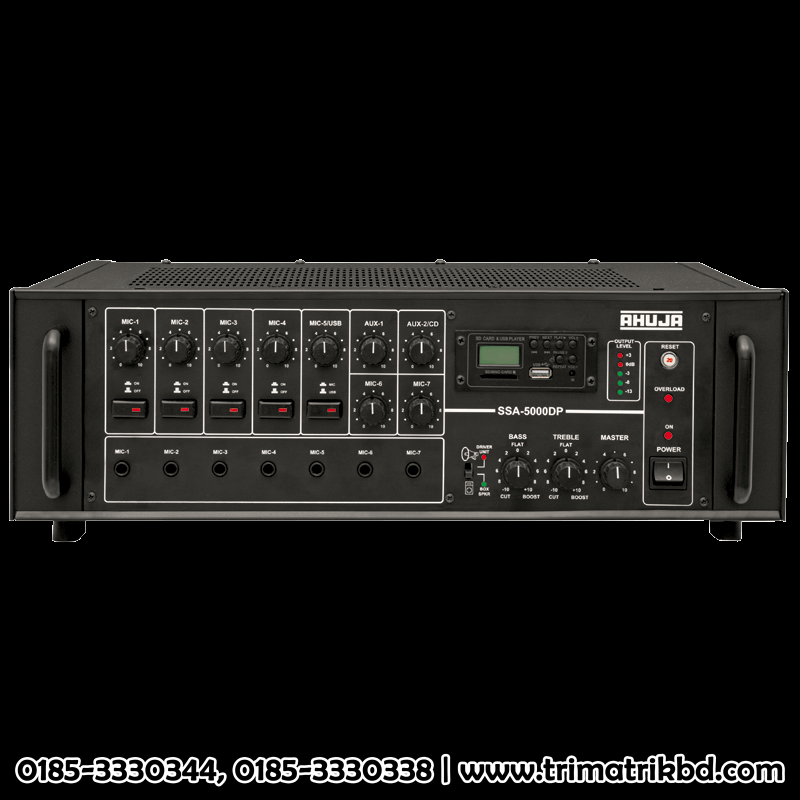 SSA-5000DP 500 WATTS with Built-in Digital Player High Wattage PA Mixer Amplifier 2 SSA-5000DP