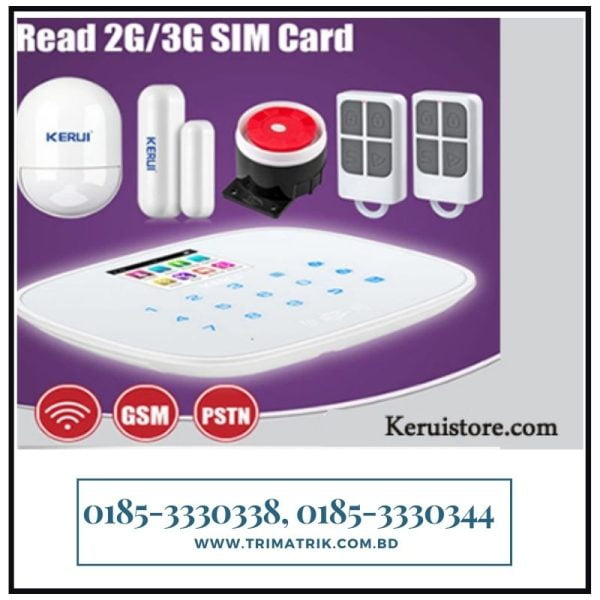KERUI W193 2G/3G WiFi PSTN Wireless Home Intruder Alarm System