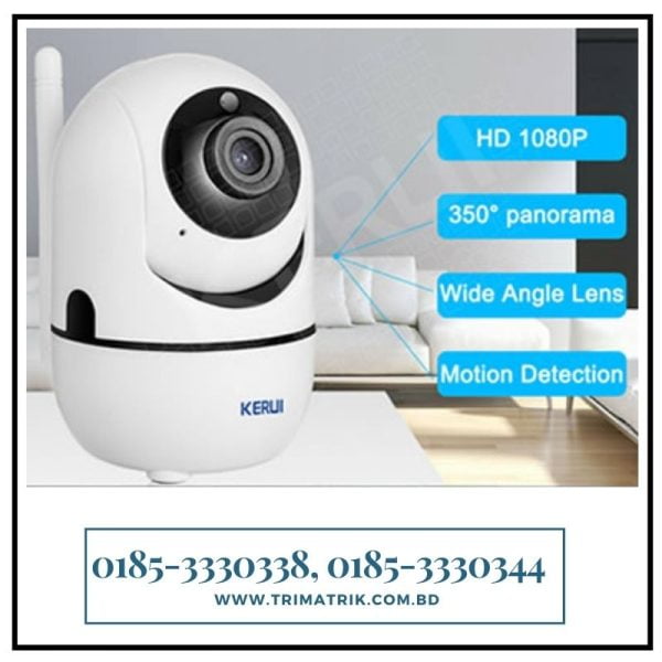 KERUI PTZ Indoor Waterproof 1080P WIFI IP Security Camera in Bangladesh