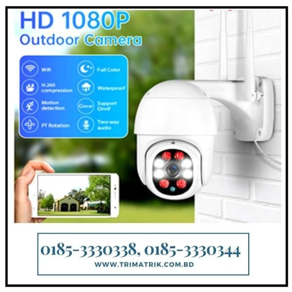 KERUI C45 1080P IP Camera Outdoor WiFi PTZ CCTV Security Wireless Smart Home IR Camera
