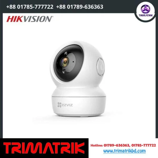 Hikvision EZVIZ CS-H6C 360° Pan & Tilt Smart Home Security WiFi Camera 1 Verbex TC-424P 24-Port PABX Intercom Price in Bangladesh