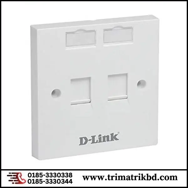 D-Link Face Plate Dual #NFP-0WHI21 price in Bangladesh