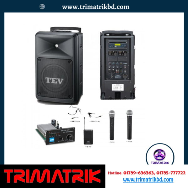 TEV TA680 8inch Portable PA System (200W) price in Bangladesh