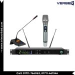 Verbex VT-KU920 UHF Wireless Microphone (Hand + Table-Top)