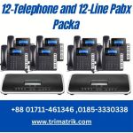 Panasonic 12-Telephone and 12-Line Pabx Package7 price in BD