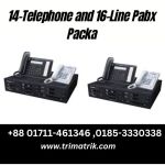 Panasonic 14-Telephone and 16-Line Pabx Package price in Bangladesh