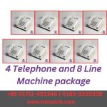 4-Telephone with 8-Line Pabx Package price in BD