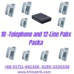 Panasonic 9-Telephone with 12-Line Pabx Packag price in Bangladesh