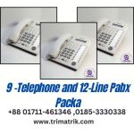Verbex 9-Telephone and 12-Line Pabx Package5 price in Bangladesh