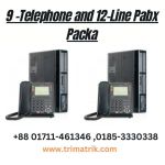 Verbex 9-Telephone and 12-Line Pabx Package price in Bangladesh