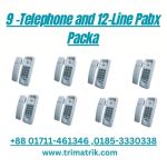 Hellotel 9-Telephone and 12-Line Pabx Packag6 price in Bangladesh