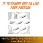 Panasonic 17-Telephone and 24-Line Pabx Packagr price in Bd