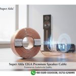 Super Alda 12GA Premium Audio Speaker Cable for Sound Systems