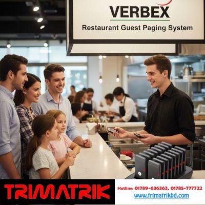 Verbex VT-K-TP20 Black Color Pager System For Coffee Shop