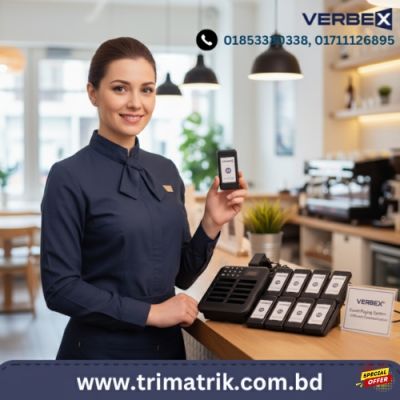 Verbex VT-K-400 Ycall Pager Service For Restaurant And Service Centre