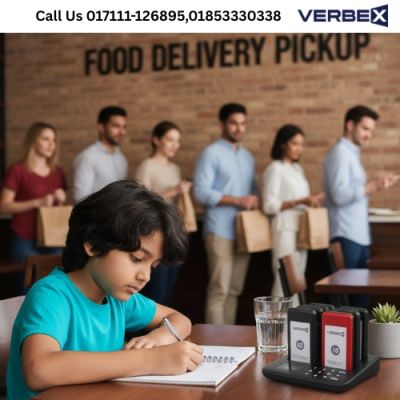 Verbex VT-K-100 K-O1 1+5 Ycall Unit With Pager For Restaurant