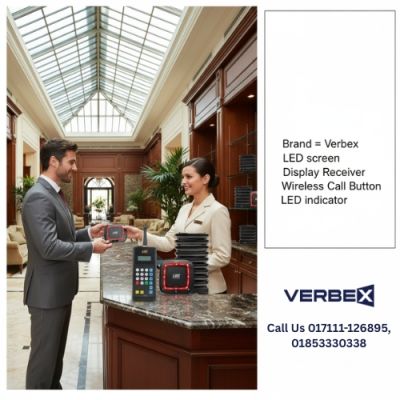 Verbex VT-K-100 K-2000C Output DC 12V Calling Pager For Restaurant