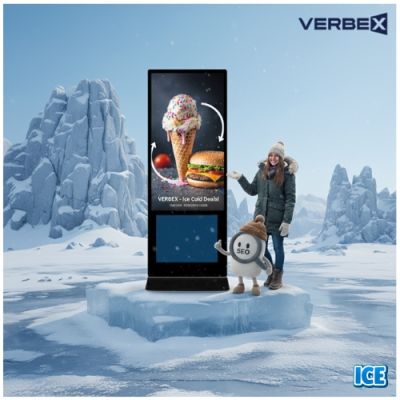 Verbex VT-ADS55NT 55-inch (Non-Touch) Floor Standing Signage Advertising Smart Display