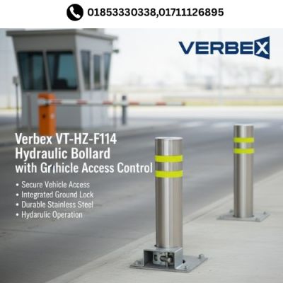 Verbex VT-HZ-F255 Removable Hydraulic Bollard Barrier for Ultimate Vehicle Access Control
