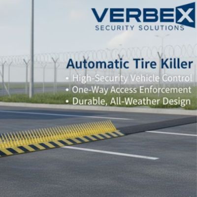 Verbex VT-HZ-TK03 Heavy Duty Tire Killer Spike Barrier Maxi Vehicle Restriction