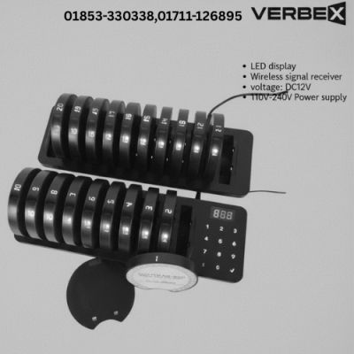 Verbex VT-K-436-B  DC12V 110V-240V Power supply Queue